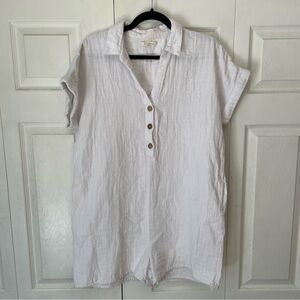Z Supply White Romper Large